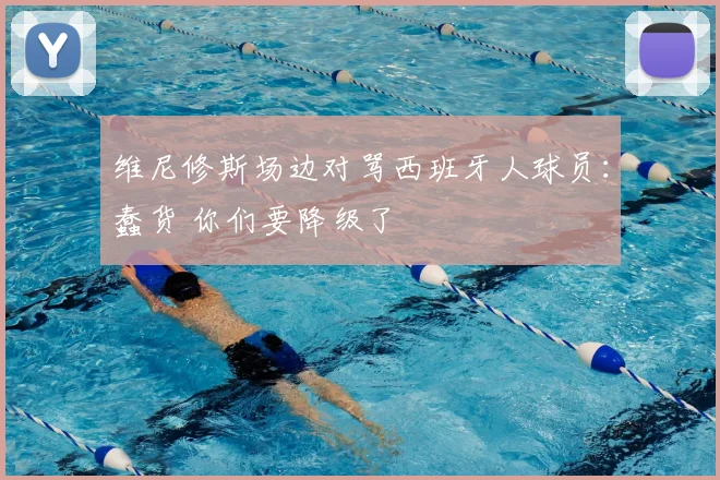维尼修斯场边对骂西班牙人球员:蠢货 你们要降级了